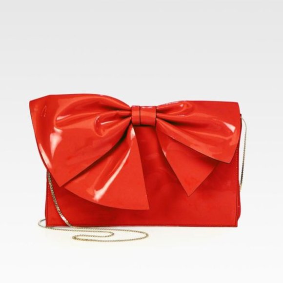 valentino bow clutch
